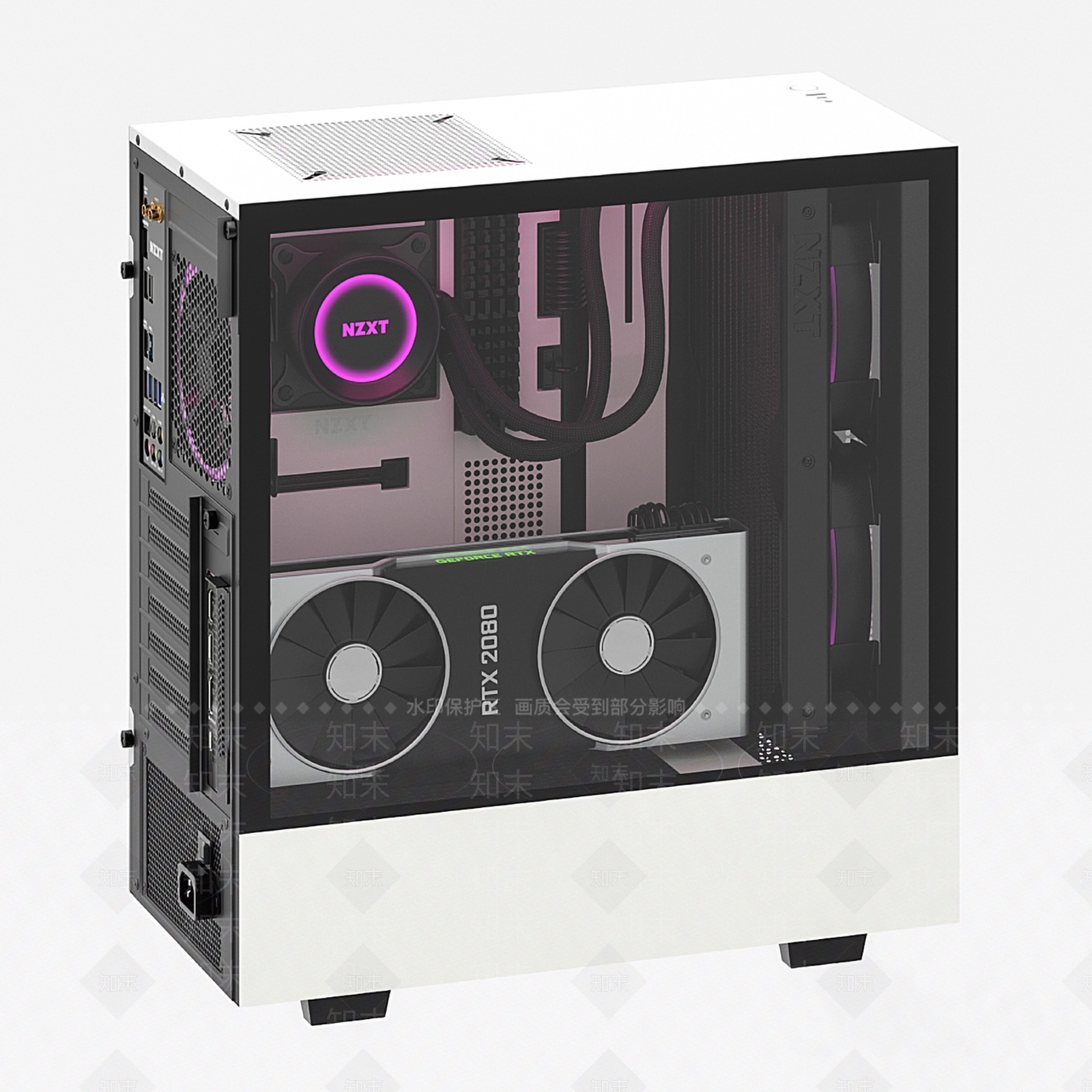 电脑主机3D模型下载【ID:1121392382】
