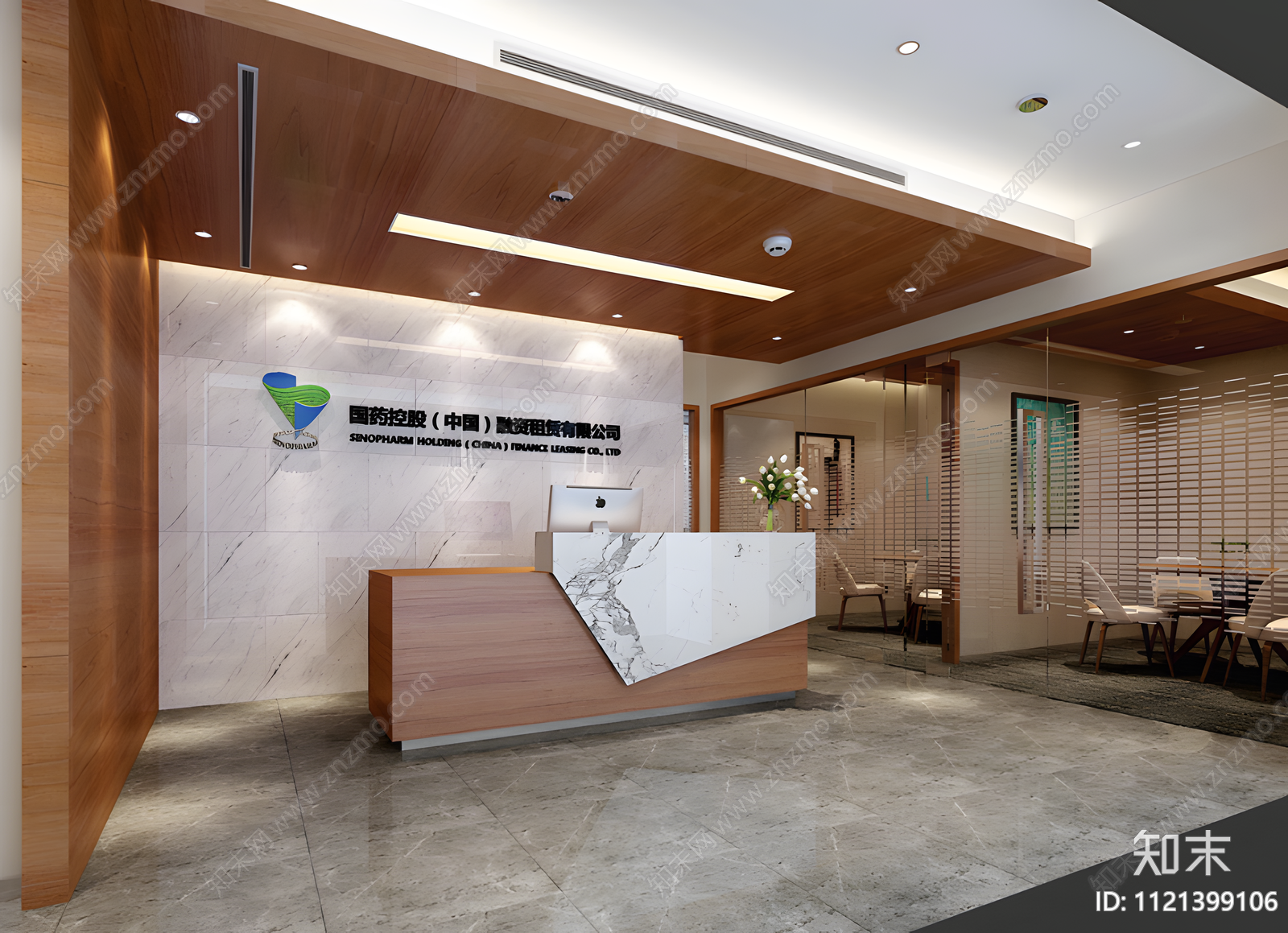 全套办公空间CAD施工图效果图cad施工图下载【ID:1121399106】