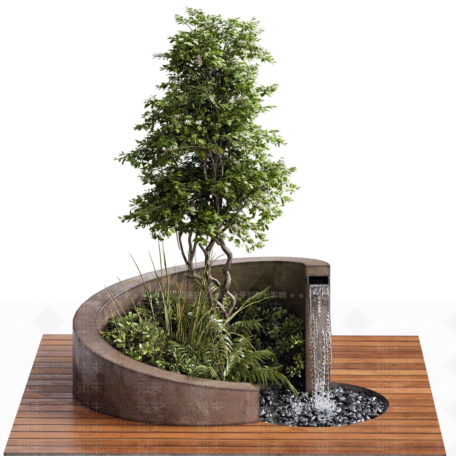 树池3D模型下载【ID:1121400635】