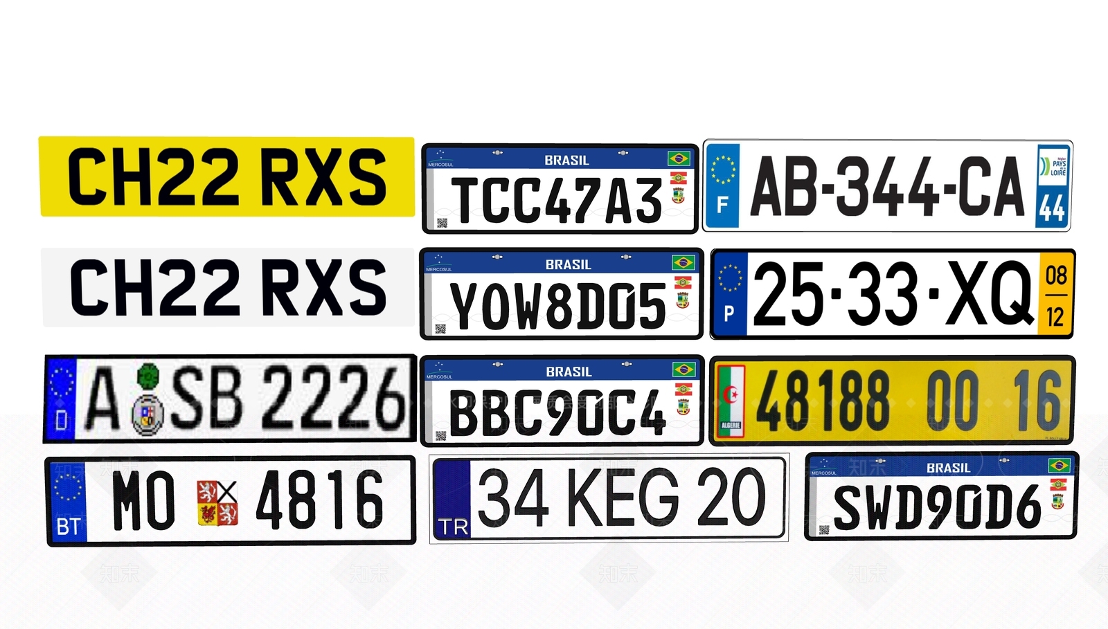 现代汽车车牌号SU模型下载【ID:1121458244】