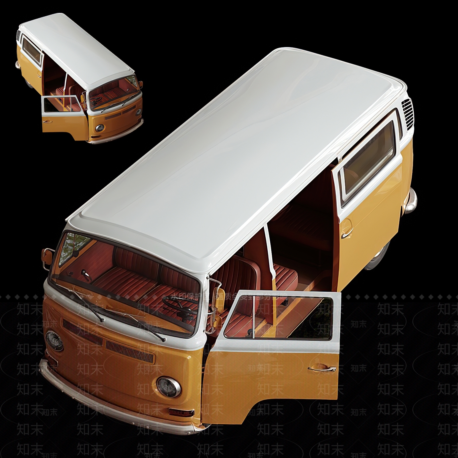 巴士3D模型下载【ID:1121476267】