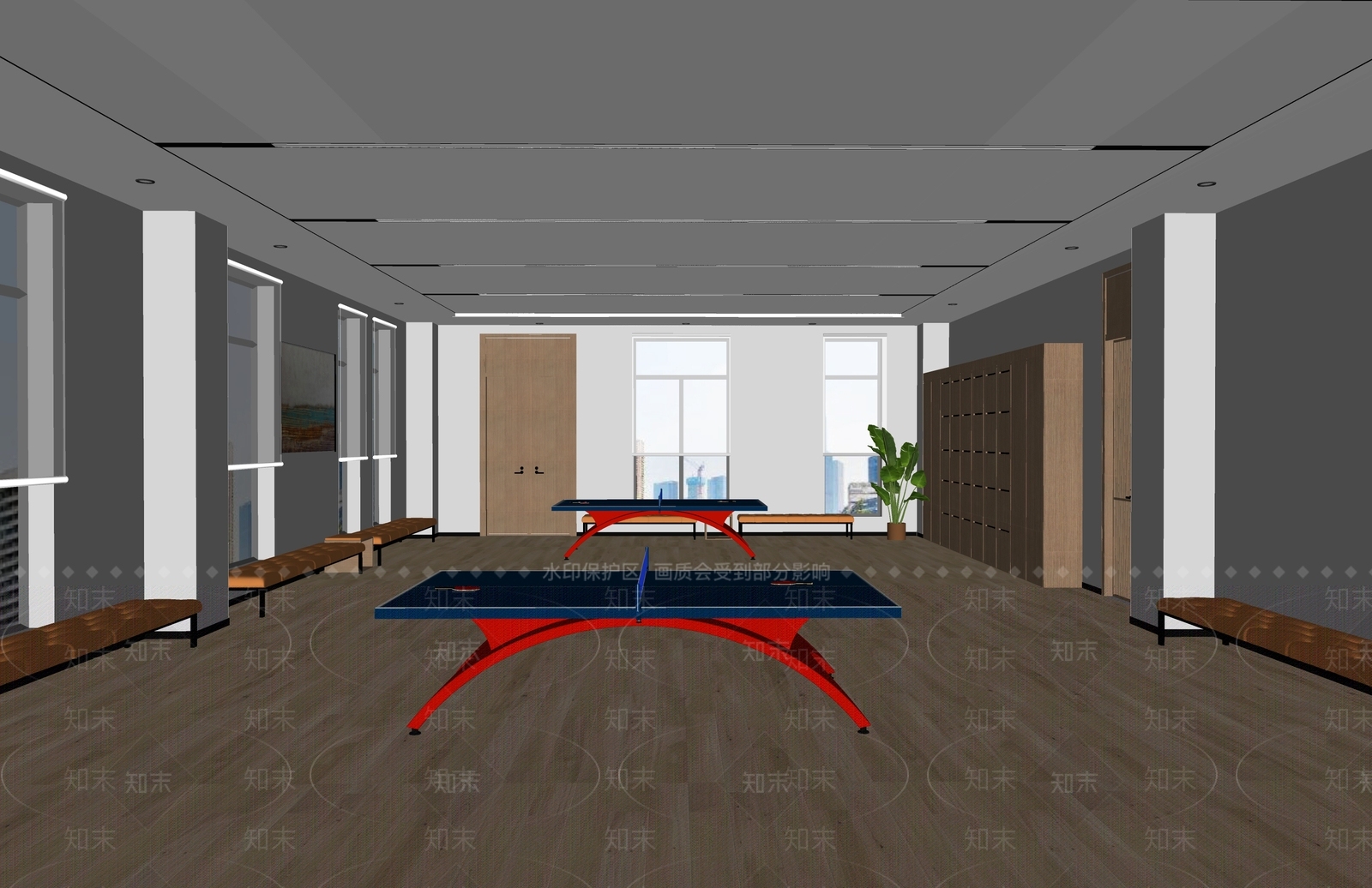 现代活动中心SU模型下载【ID:1121521896】