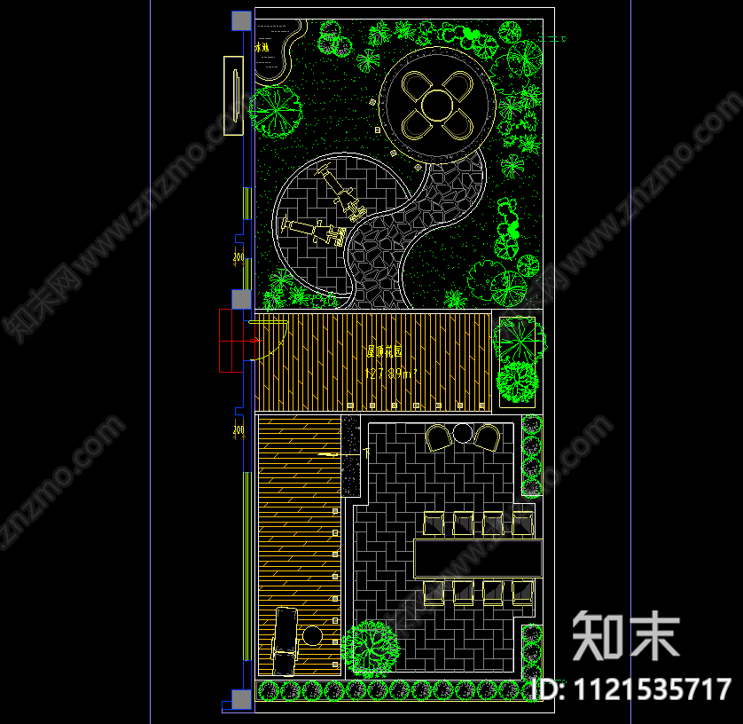 新中式cad施工图下载【ID:1121535717】