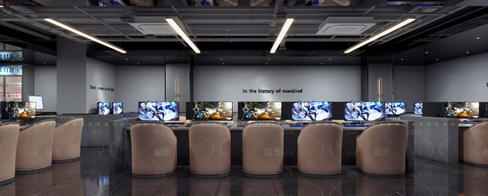 现代网咖3D模型下载【ID:1121613599】