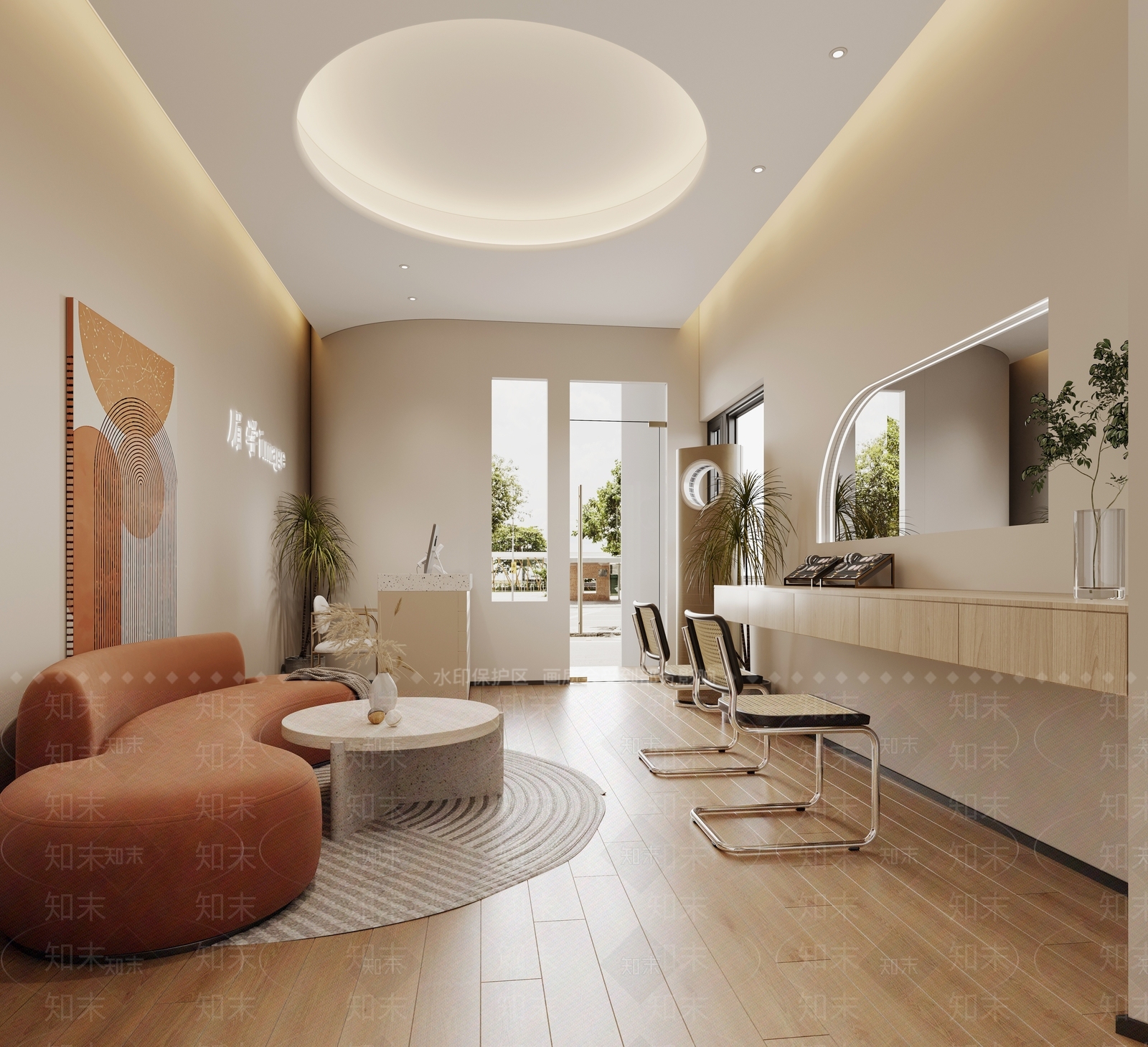 现代美容院3D模型下载【ID:1121639275】