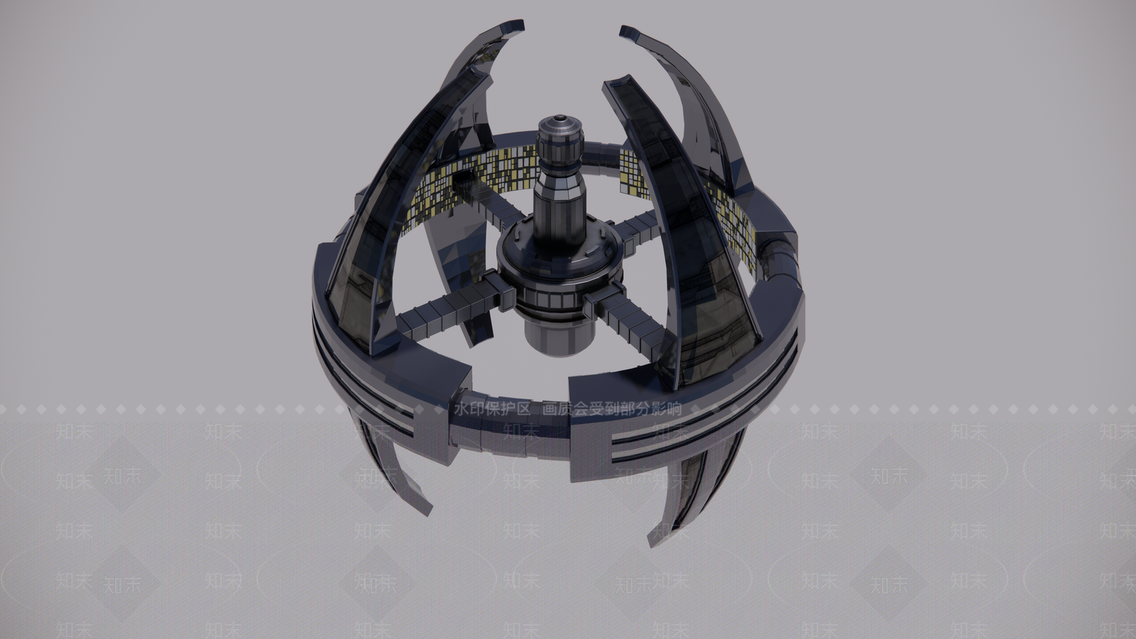 现代科技空间站SU模型下载【ID:1121639640】