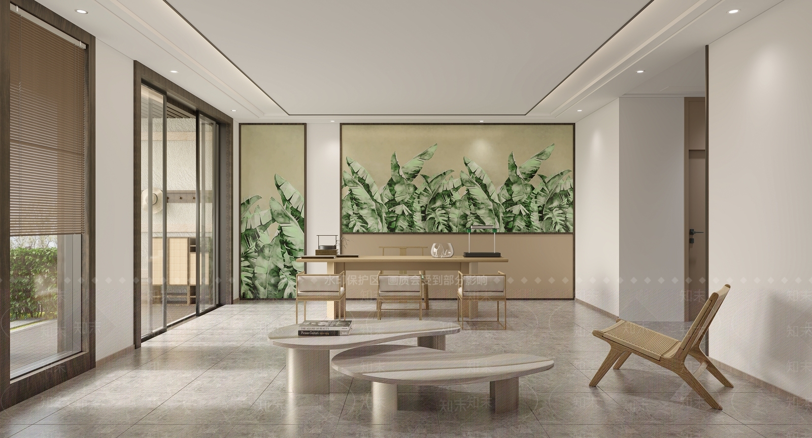 现代会客厅3D模型下载【ID:1121682172】