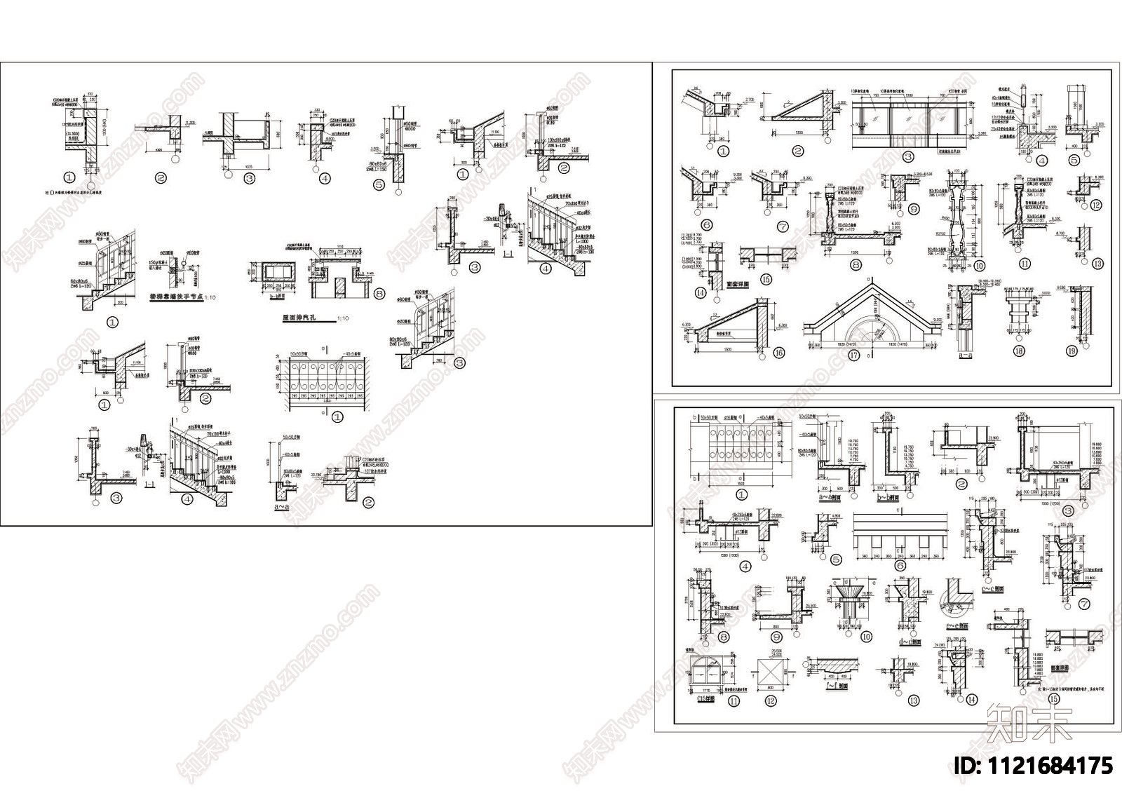 建筑设计详图大全cad施工图下载【ID:1121684175】