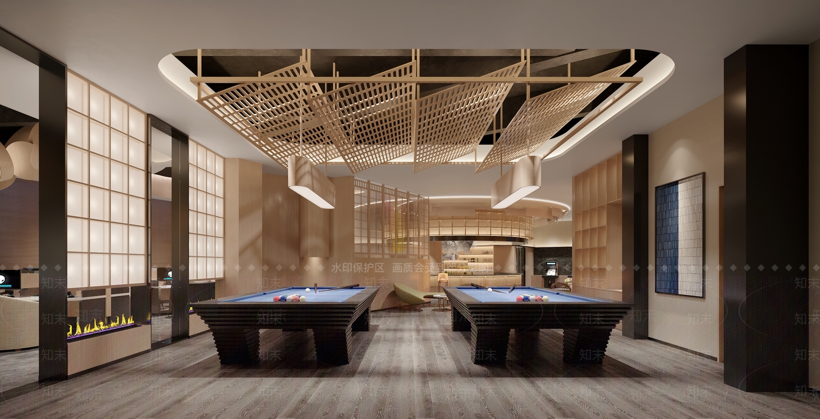 日式网吧3D模型下载【ID:1121718581】