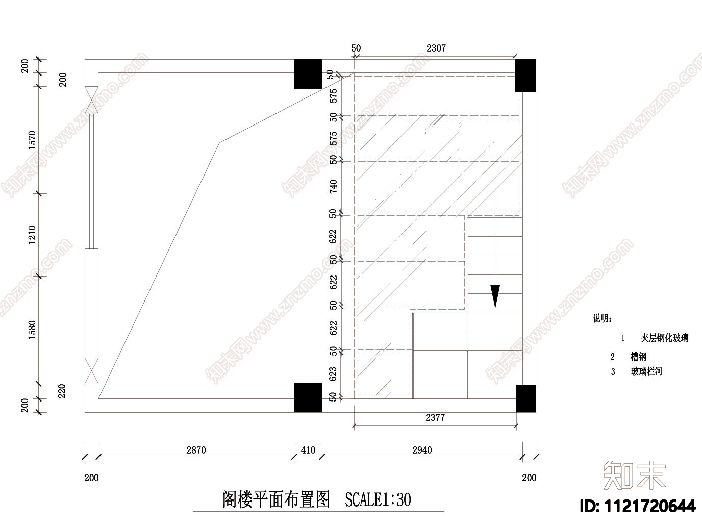 一套小服装店的设计图cad施工图下载【ID:1121720644】