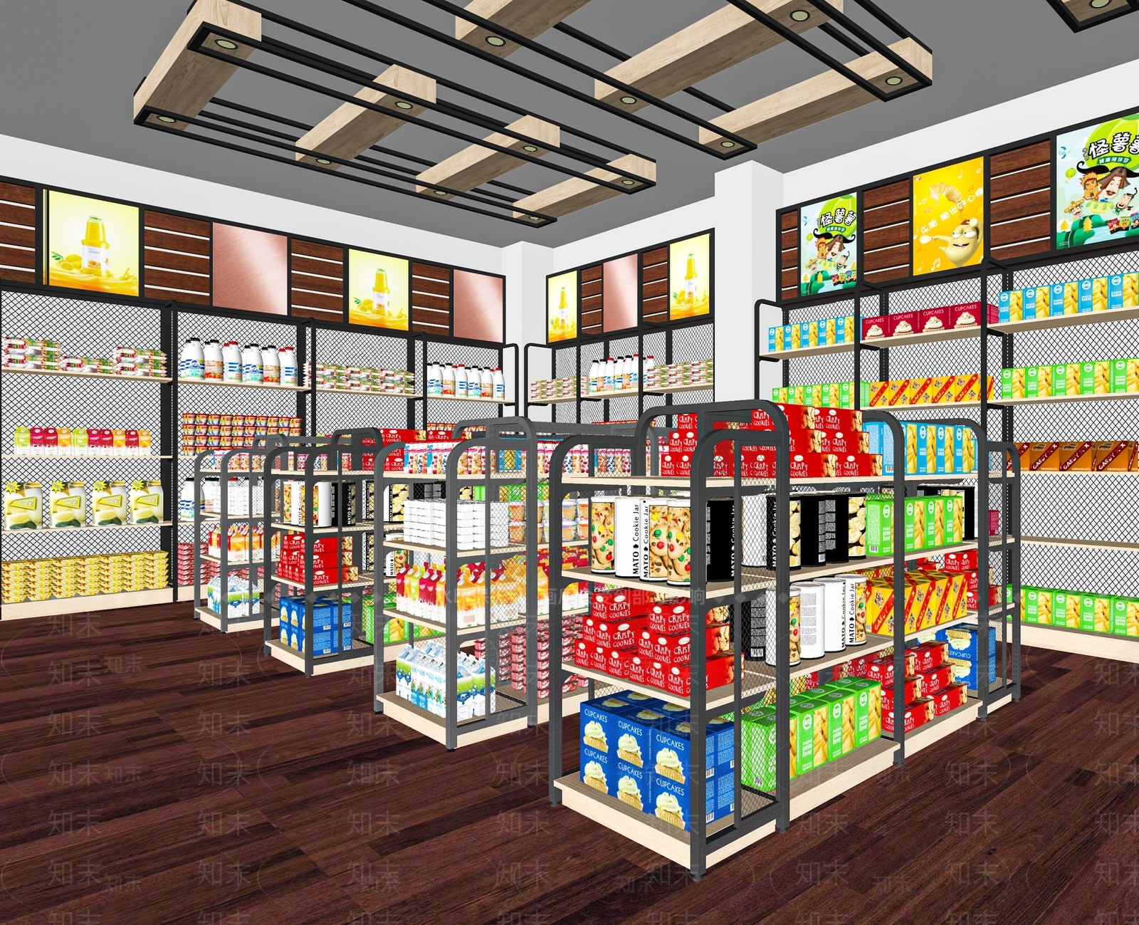 现代便利店SU模型下载【ID:1121777800】