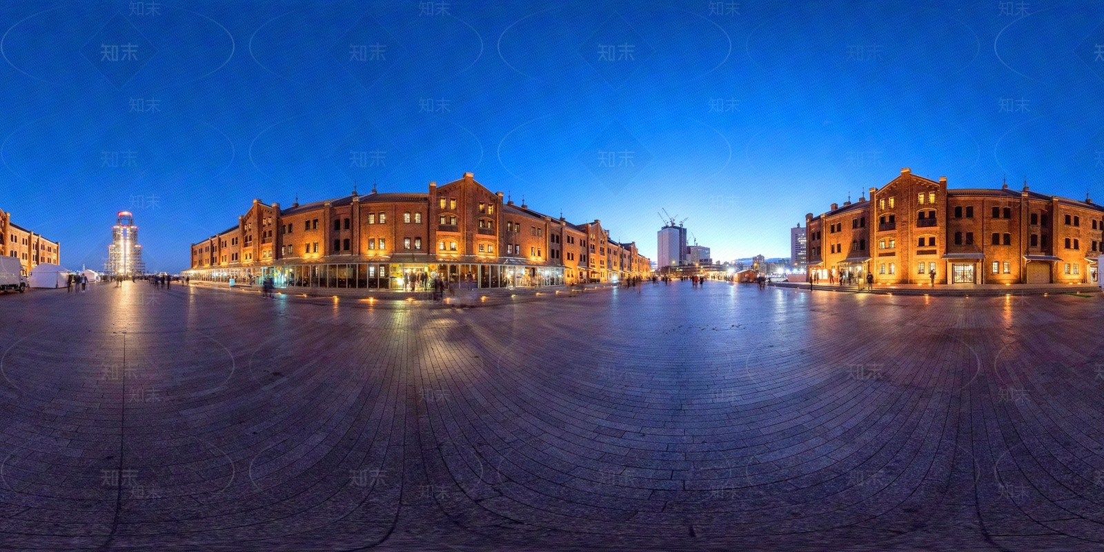 HDR商业街夜景贴图下载【ID:1121804667】