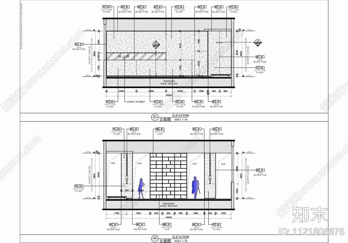 休闲接待会所室内设计CAD施工图cad施工图下载【ID:1121806876】