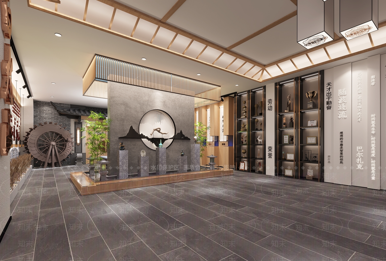 新中式酒窖3D模型下载【ID:1121832765】