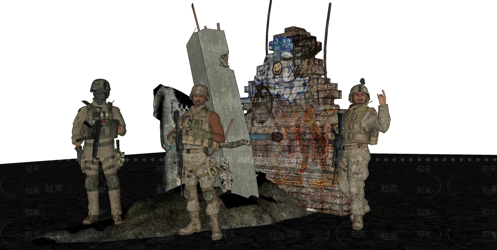 大兵SU模型下载【ID:1121832975】