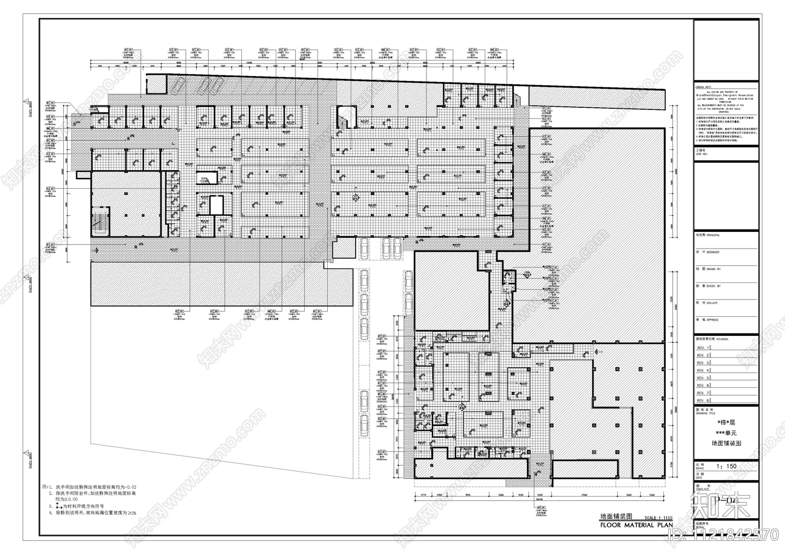 棠东菜市场商业空间施工图cad施工图下载【ID:1121842570】