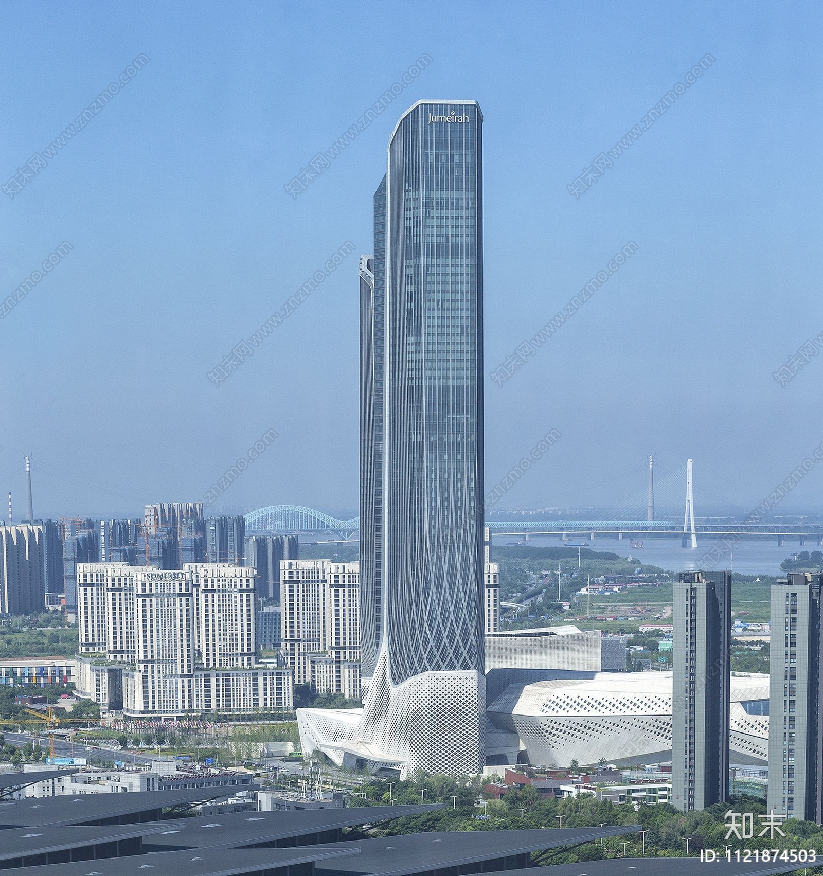 南京卓美亚酒店建筑平面图施工图下载【ID:1121874503】