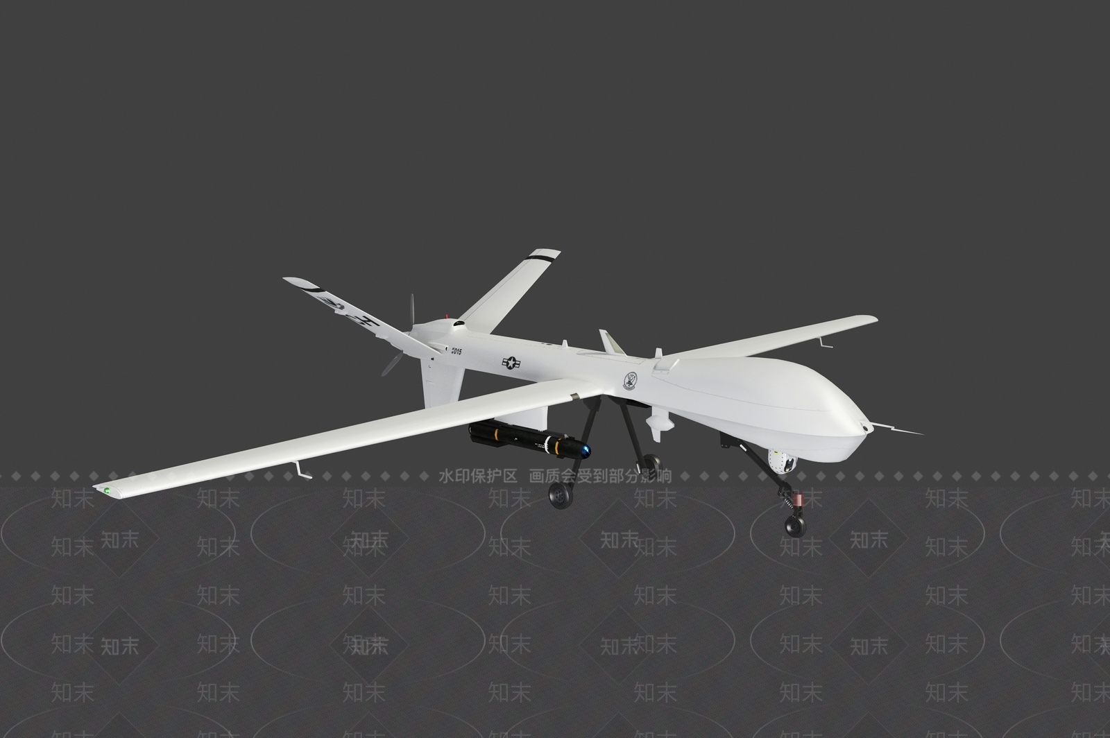 现代无人机3D模型下载【ID:1121907951】