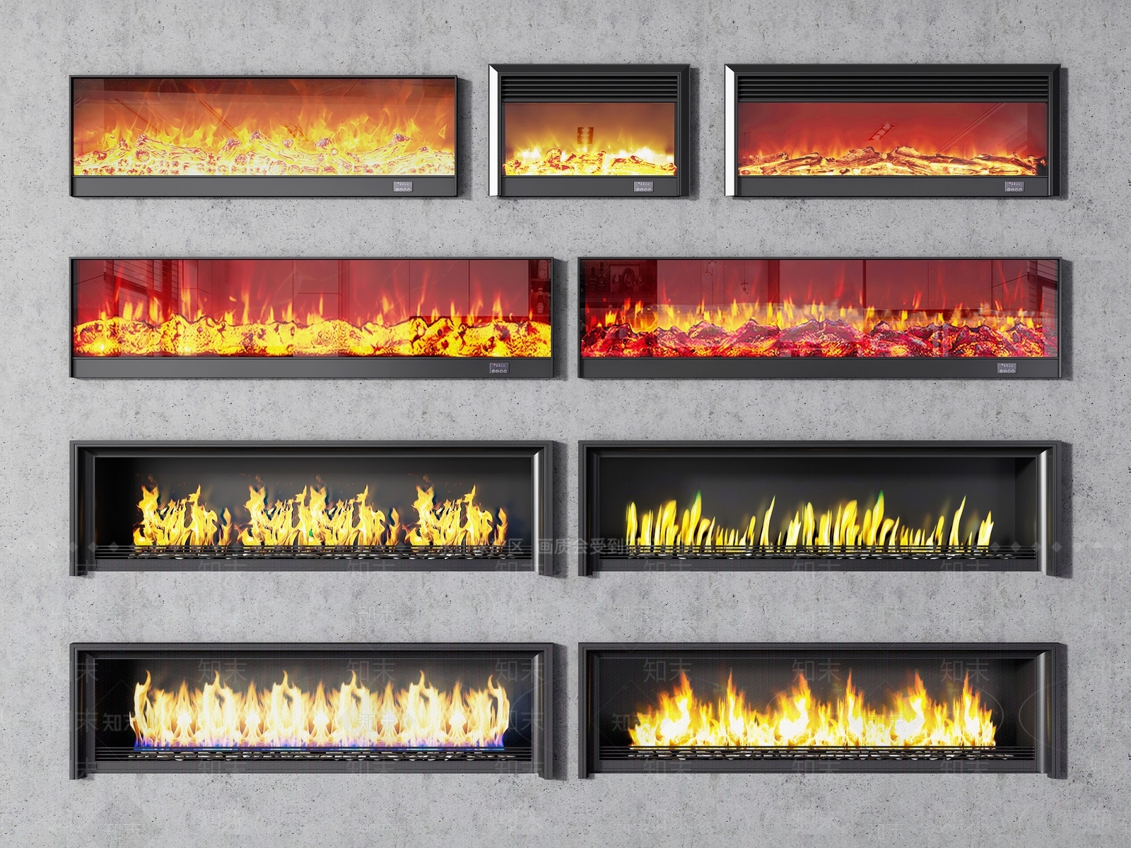 现代壁炉SU模型下载【ID:1122017765】