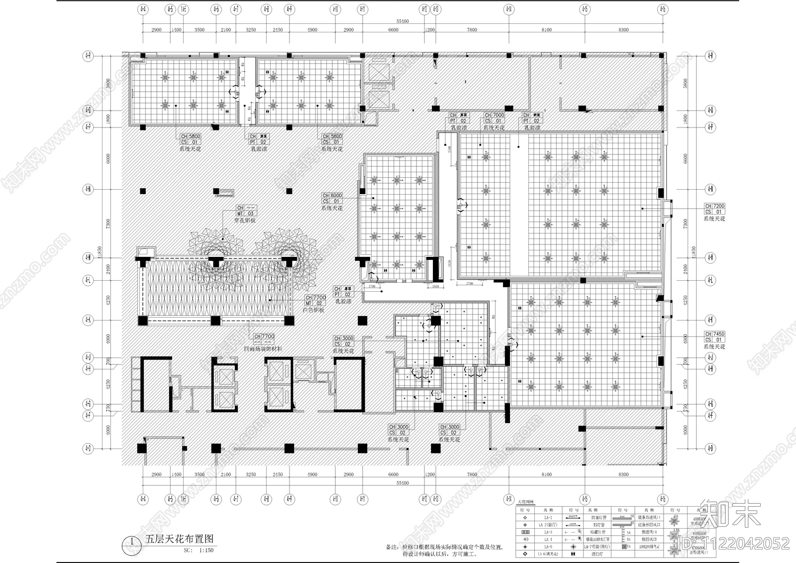 电影城电影院总平面施工图cad施工图下载【ID:1122042052】