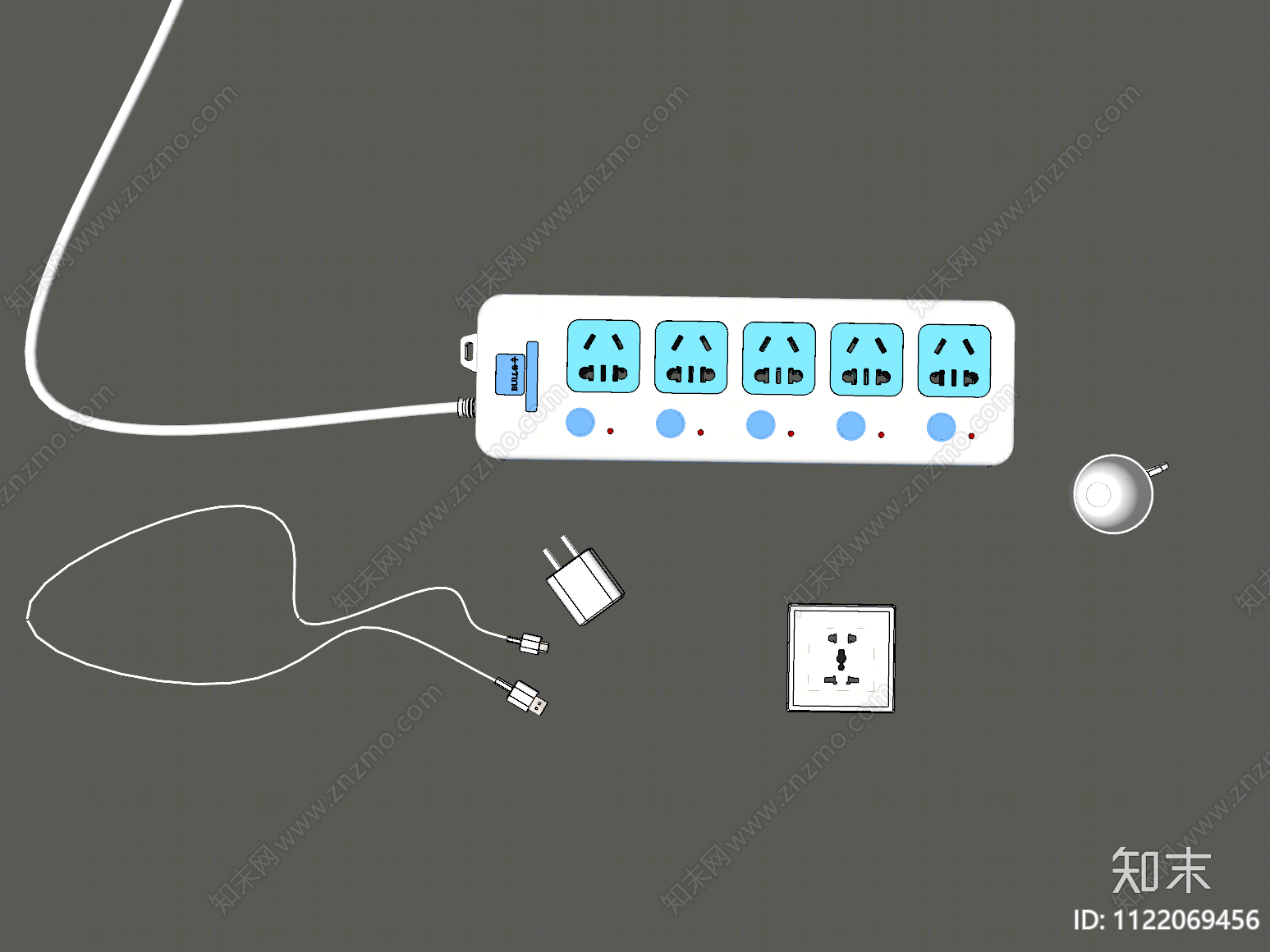 现代插排SU模型下载【ID:1122069456】