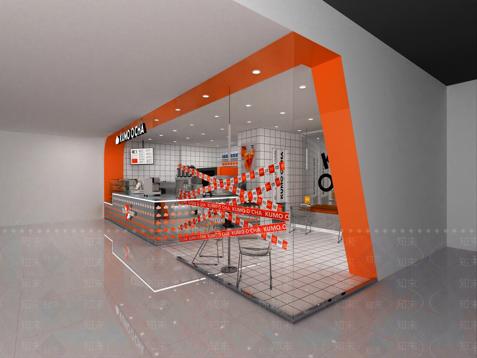 现代奶茶店3D模型下载【ID:1121254204】