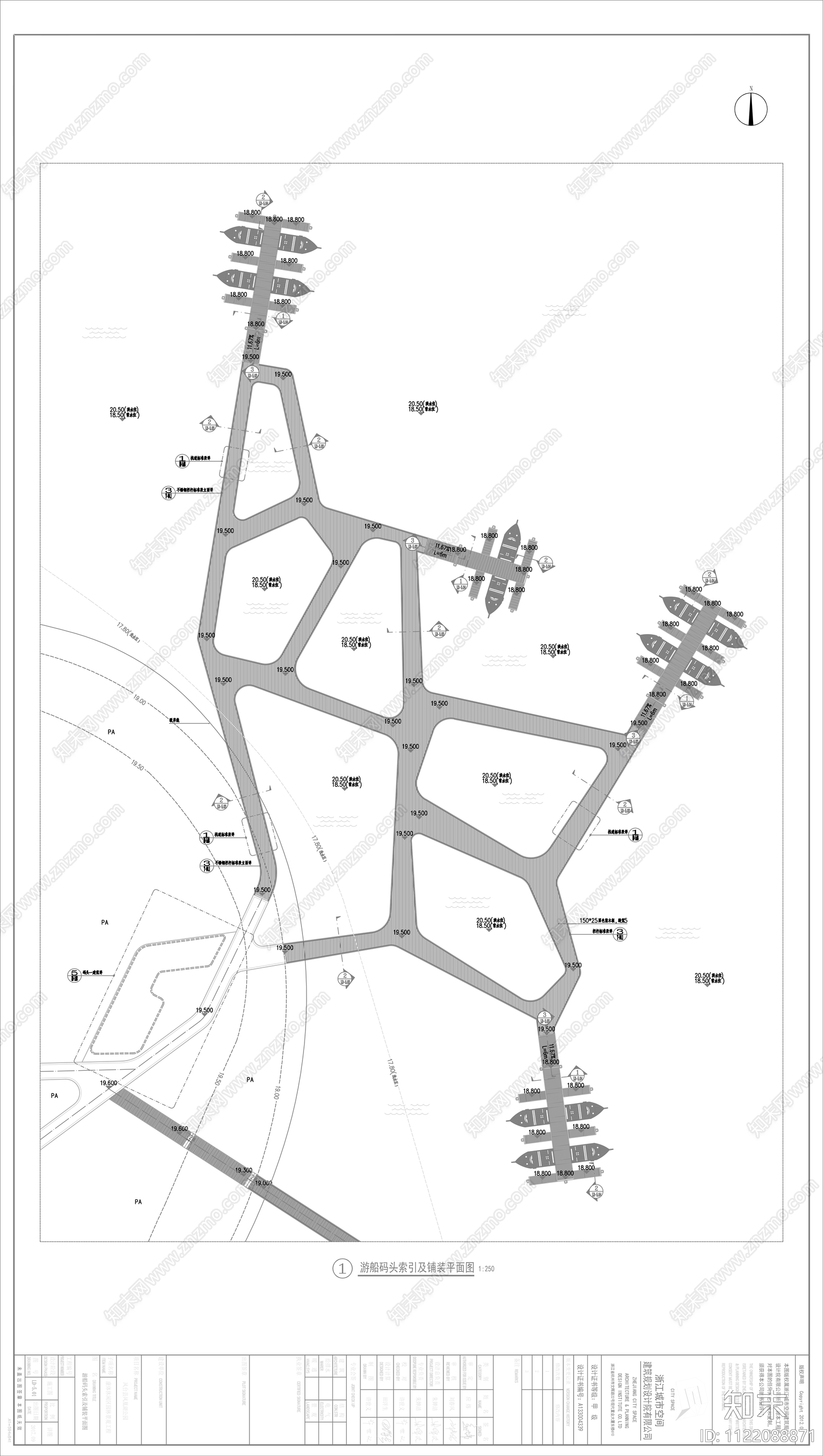 码头景观栈道节点详图cad施工图下载【ID:1122088871】