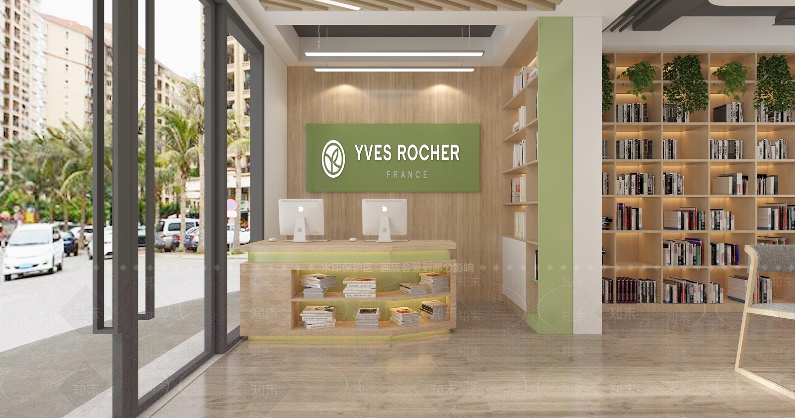 现代书店3D模型下载【ID:1122101989】