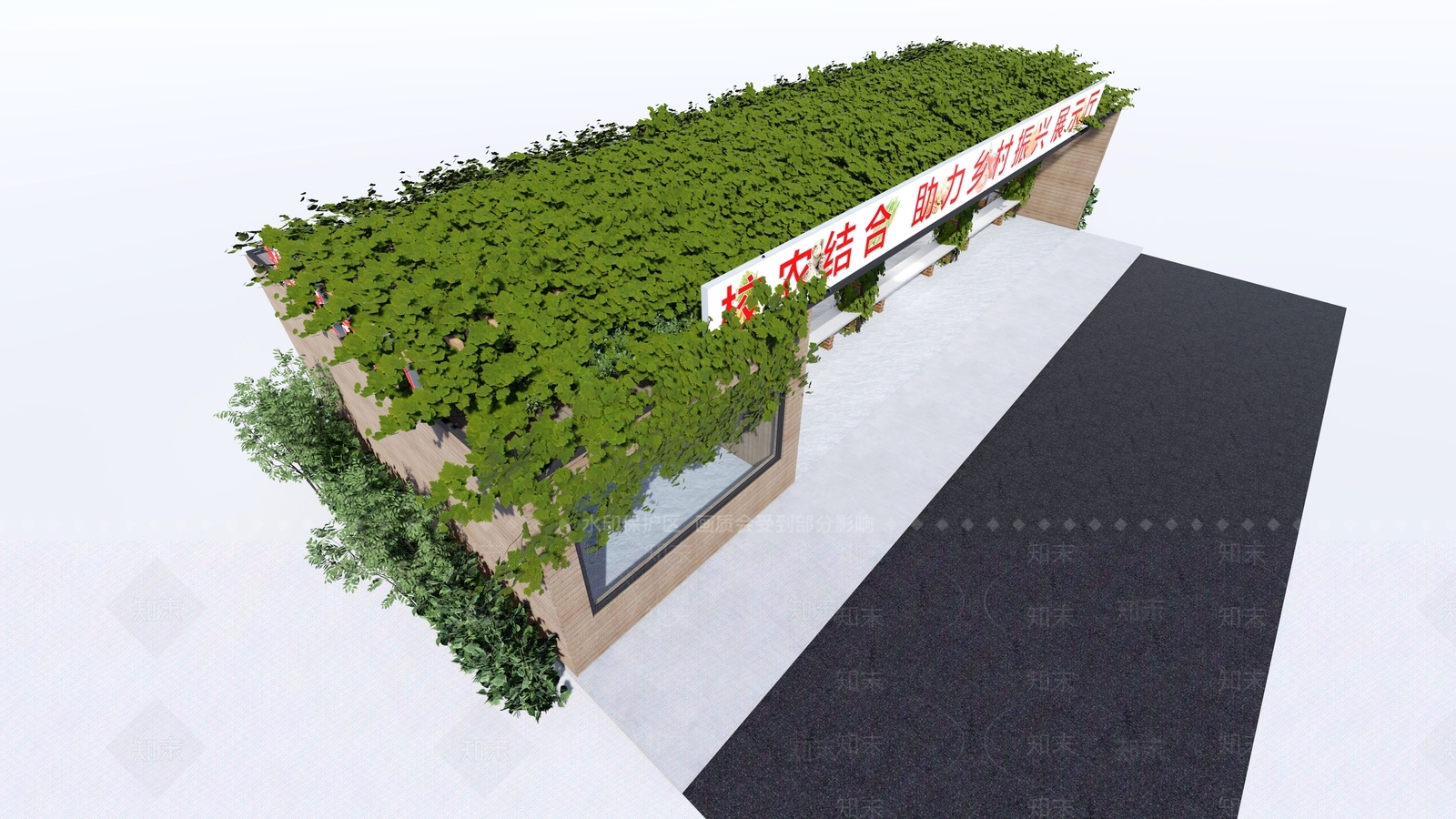 现代商业展厅SU模型下载【ID:1122115965】