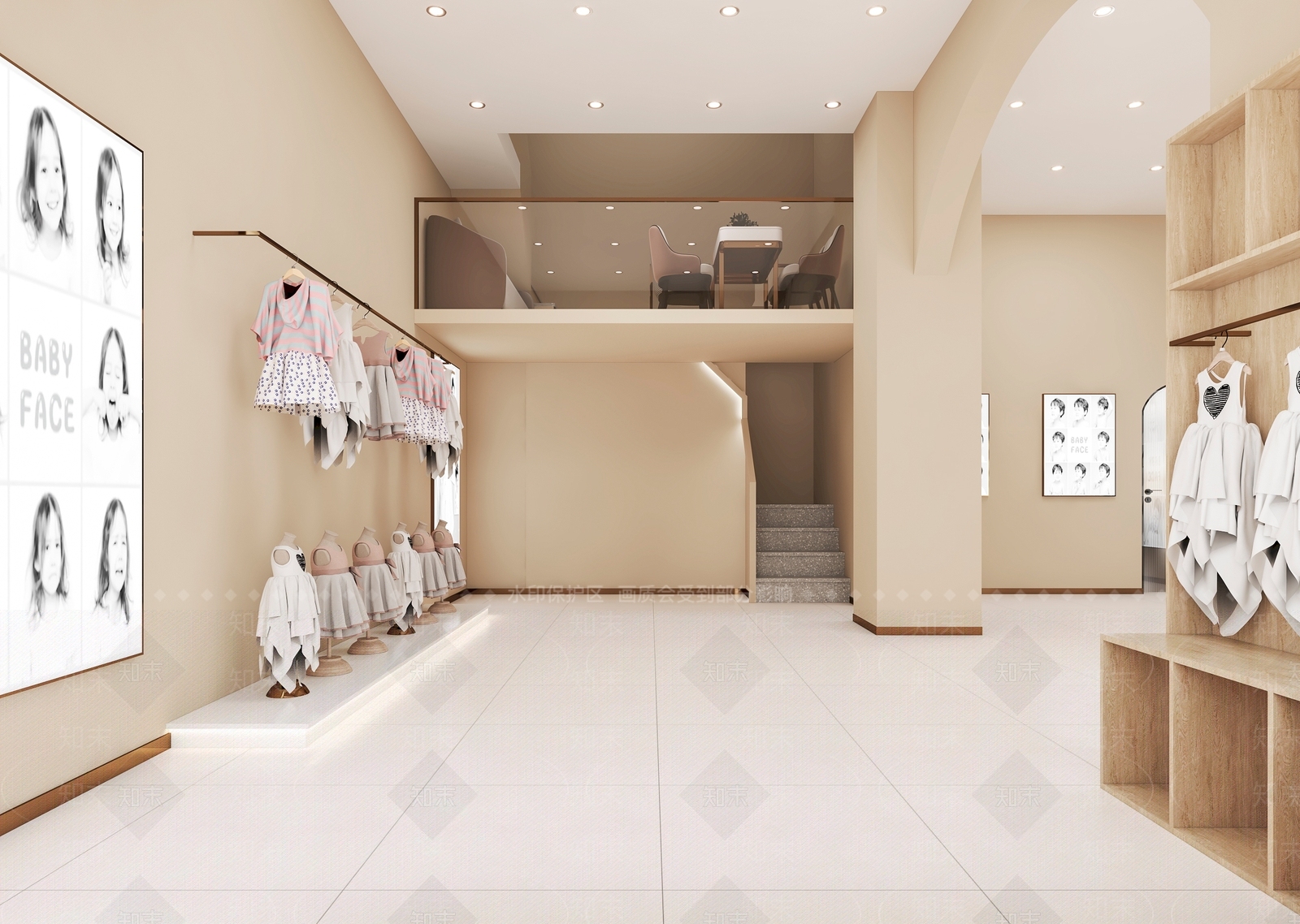 现代儿童摄影馆3D模型下载【ID:1122118014】