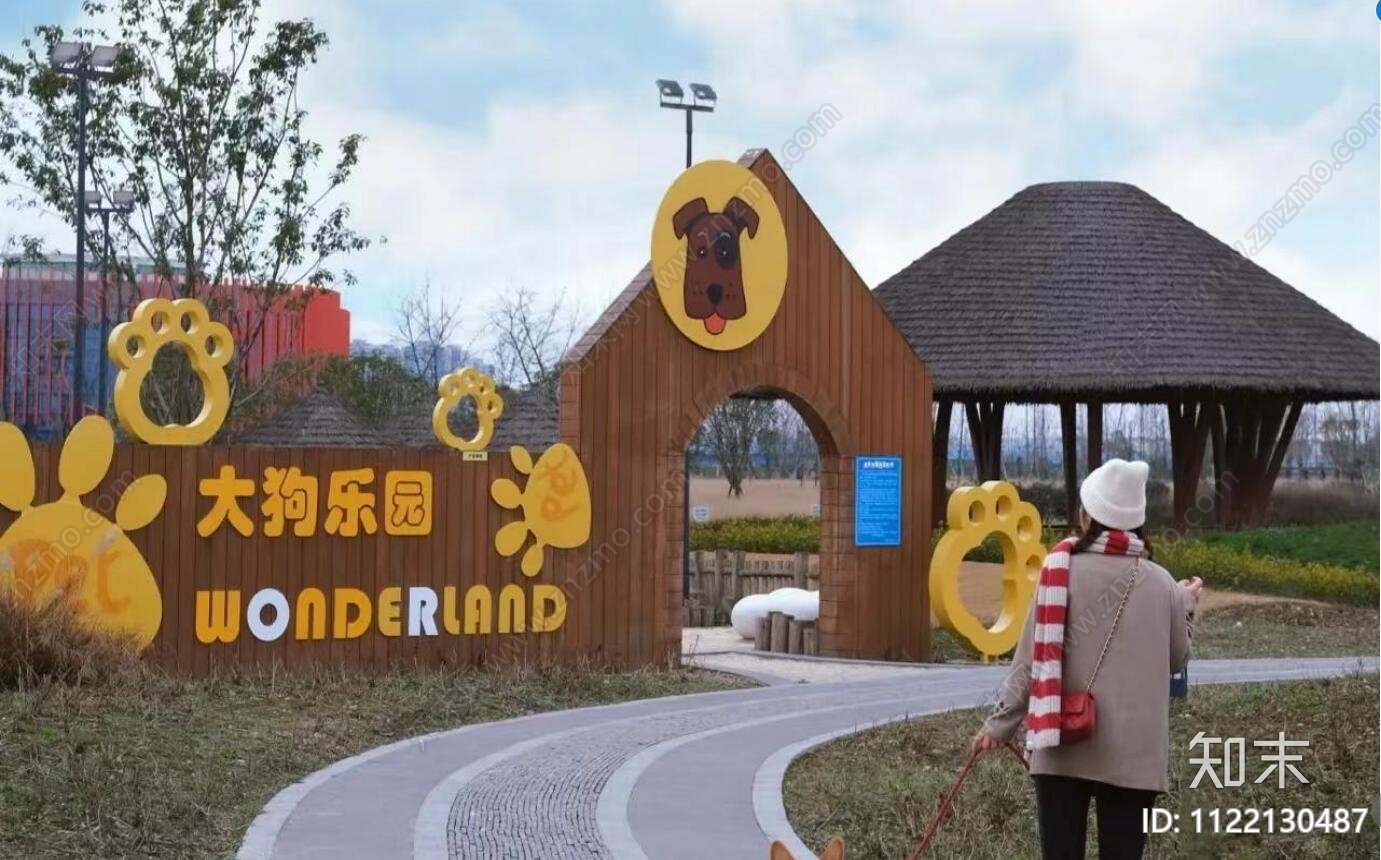 现代景观入口节点详图cad施工图下载【ID:1122130487】