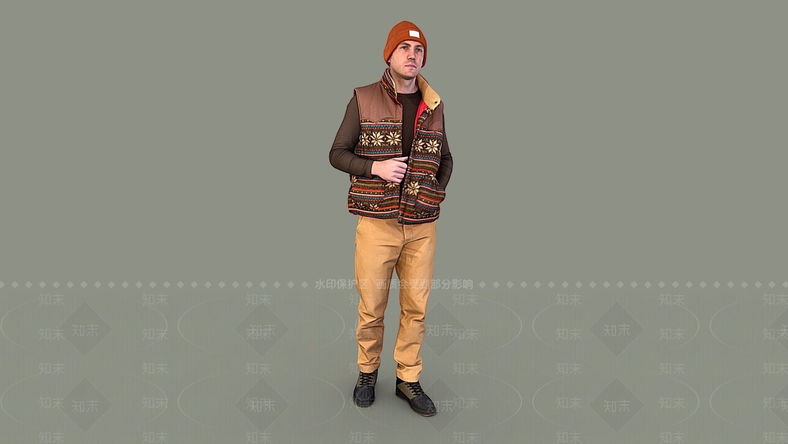 男人SU模型下载【ID:1122141304】