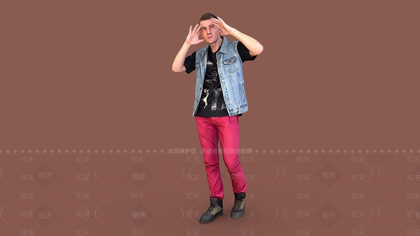 男人SU模型下载【ID:1122141581】