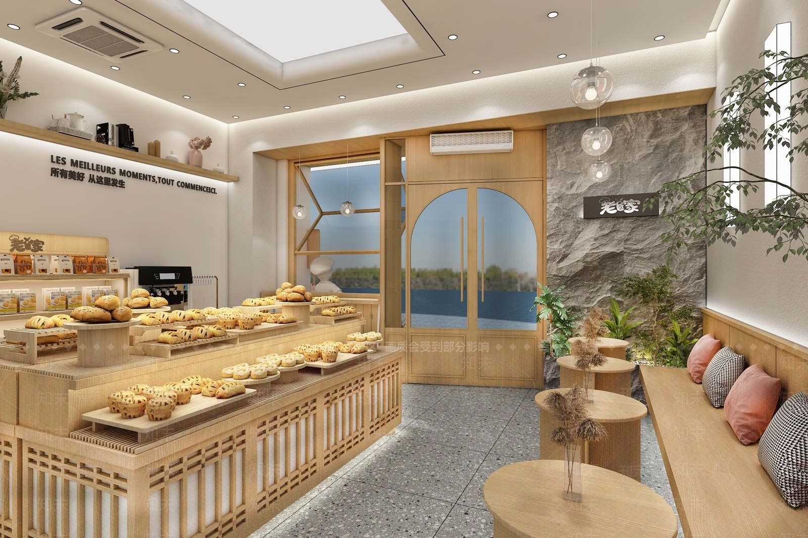 现代甜品面包店3D模型下载【ID:1122151323】