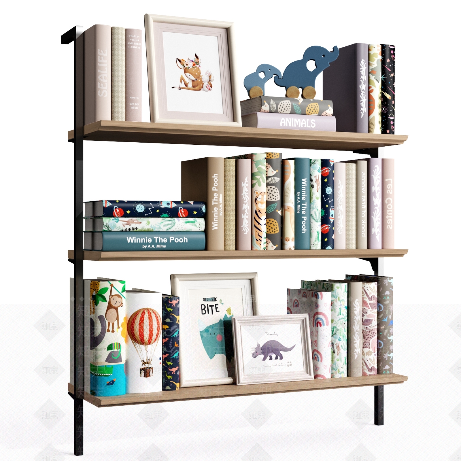 儿童书籍3D模型下载【ID:1122181822】