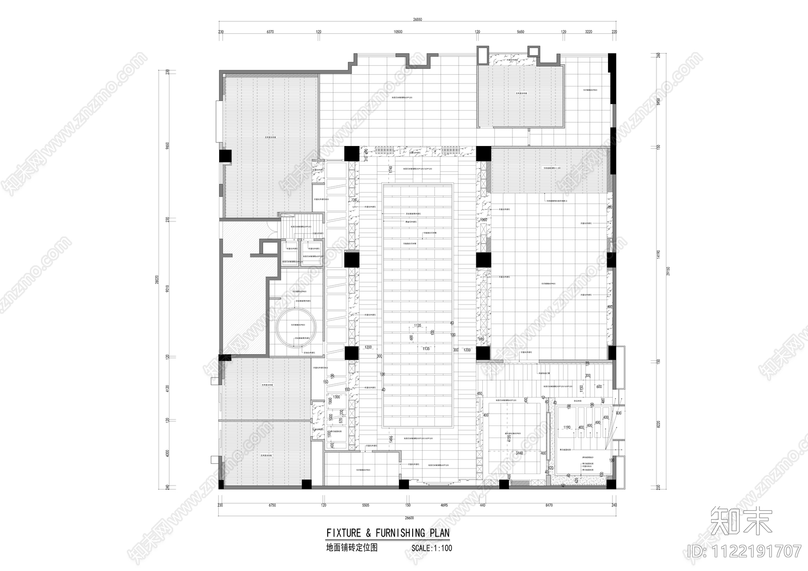 新中式云赋会所设计cad施工图下载【ID:1122191707】