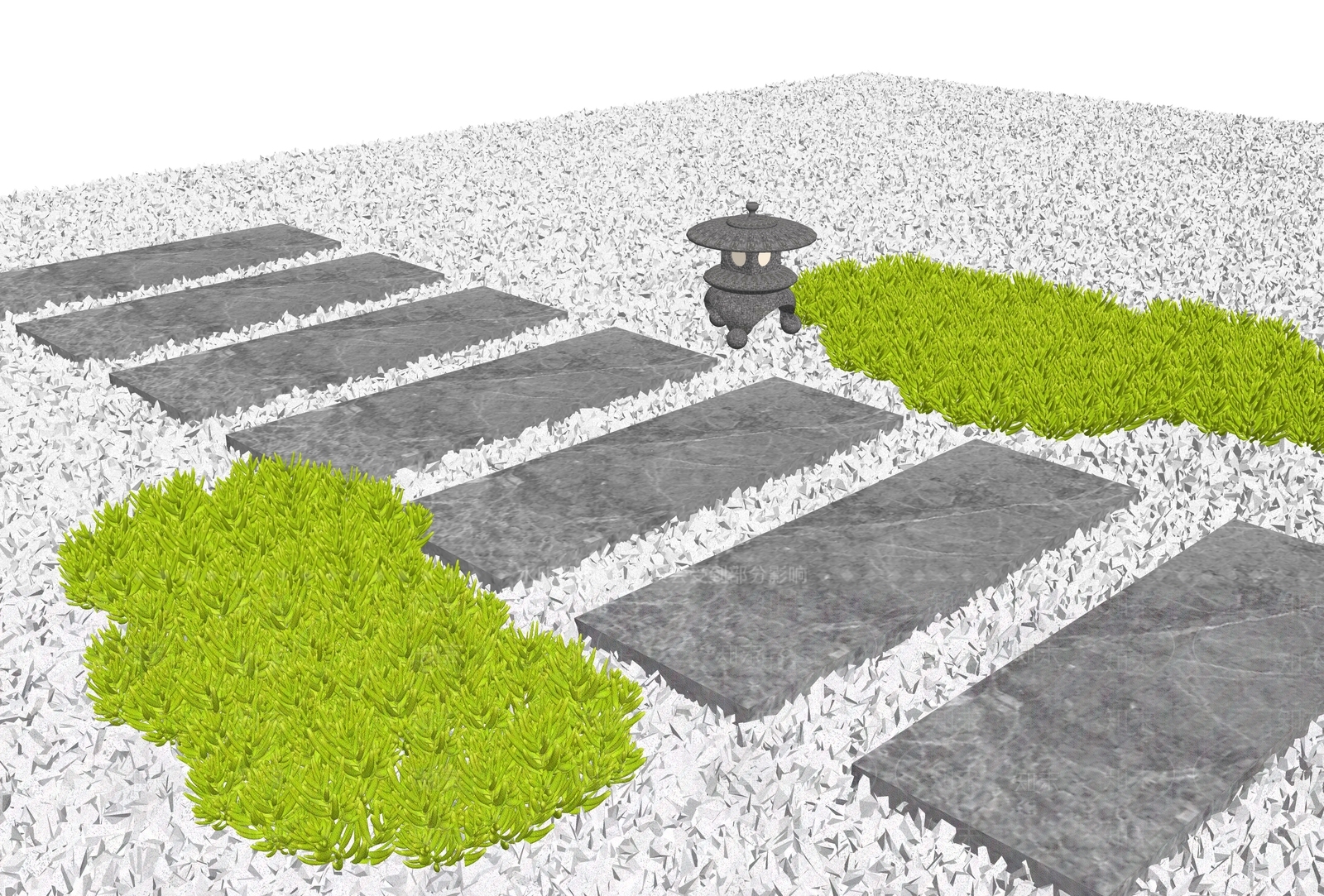 佛甲草SU模型下载【ID:1124422654】