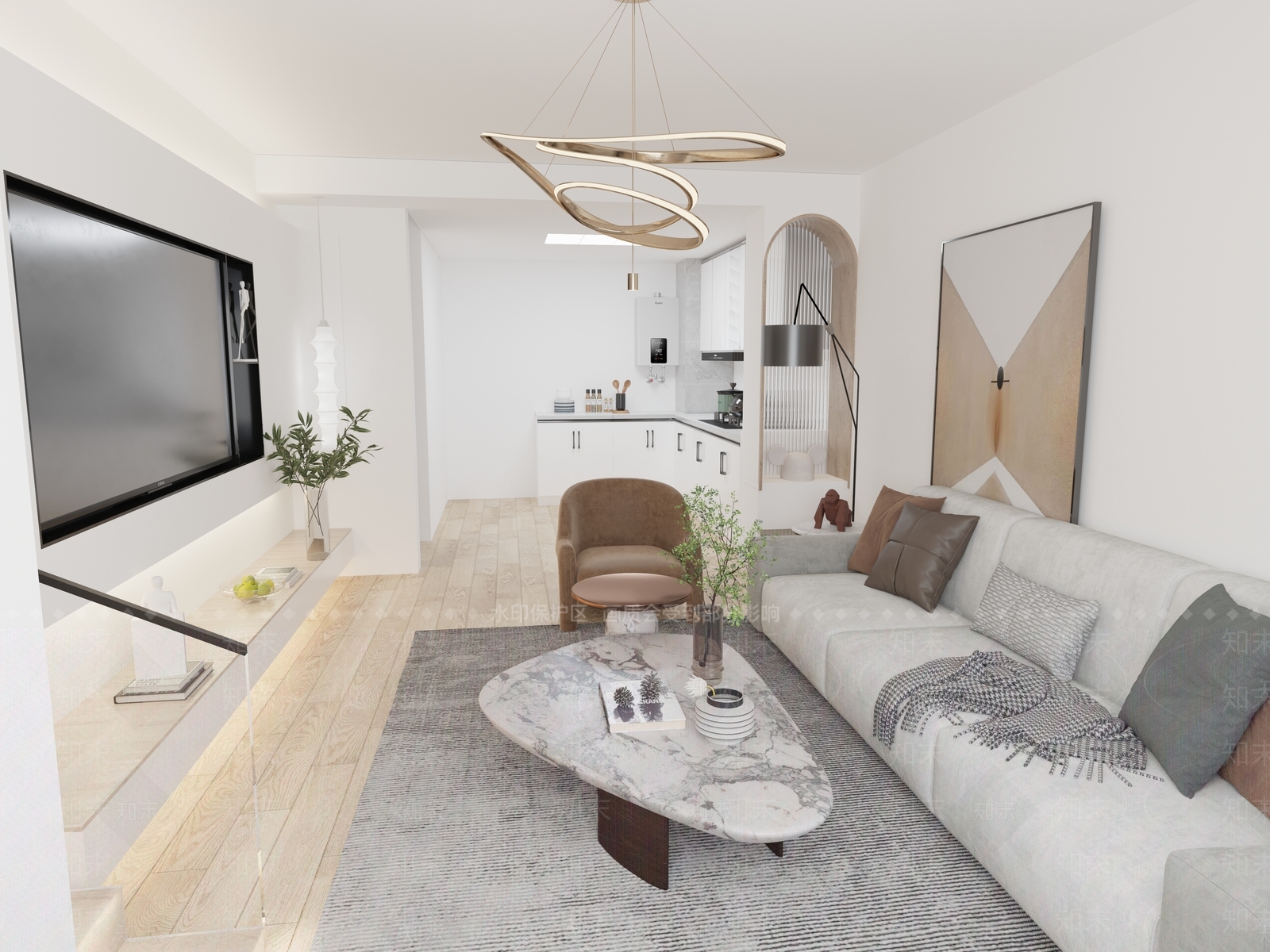 北欧公寓3D模型下载【ID:1122698507】