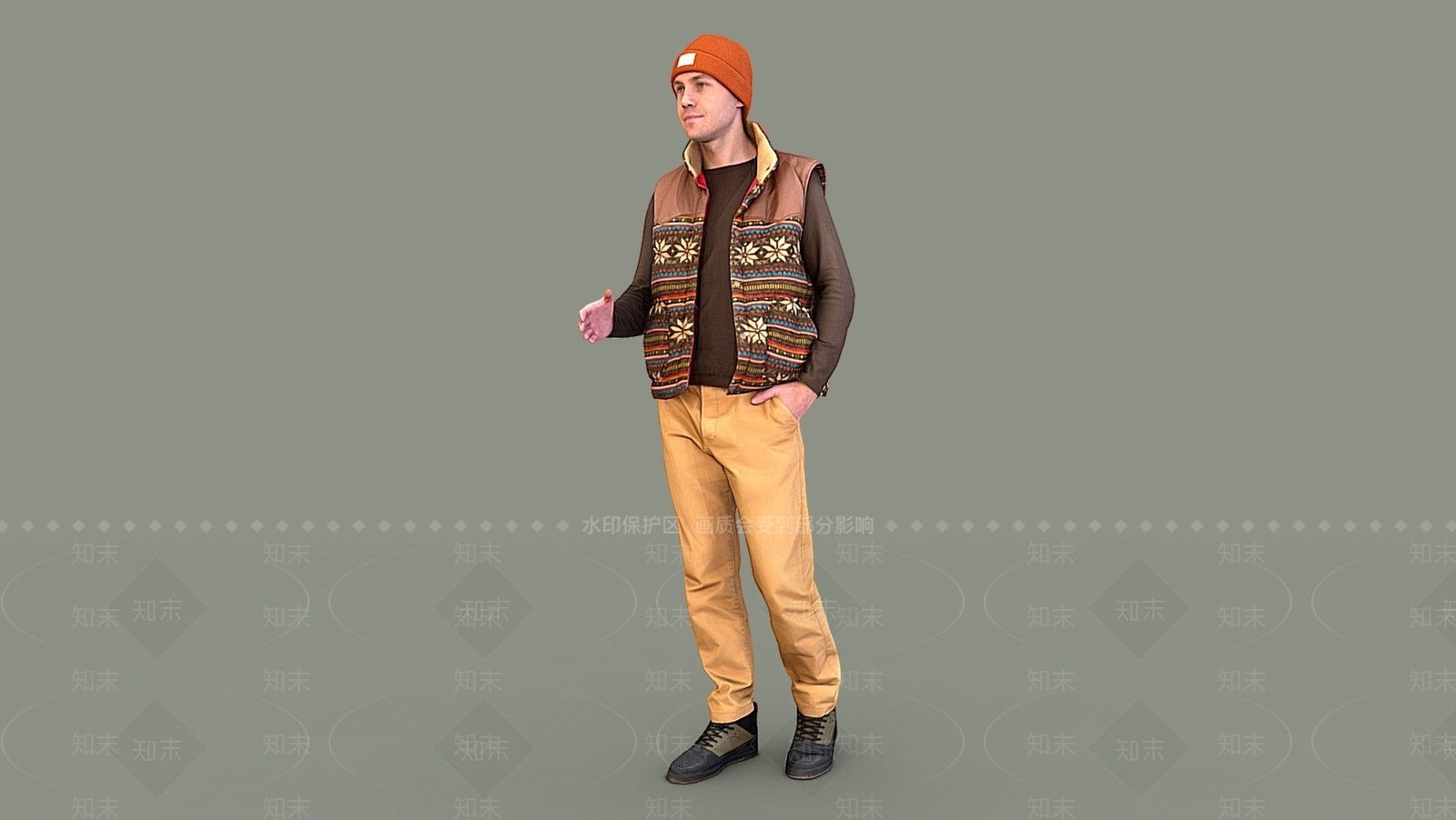 男人SU模型下载【ID:1122215935】