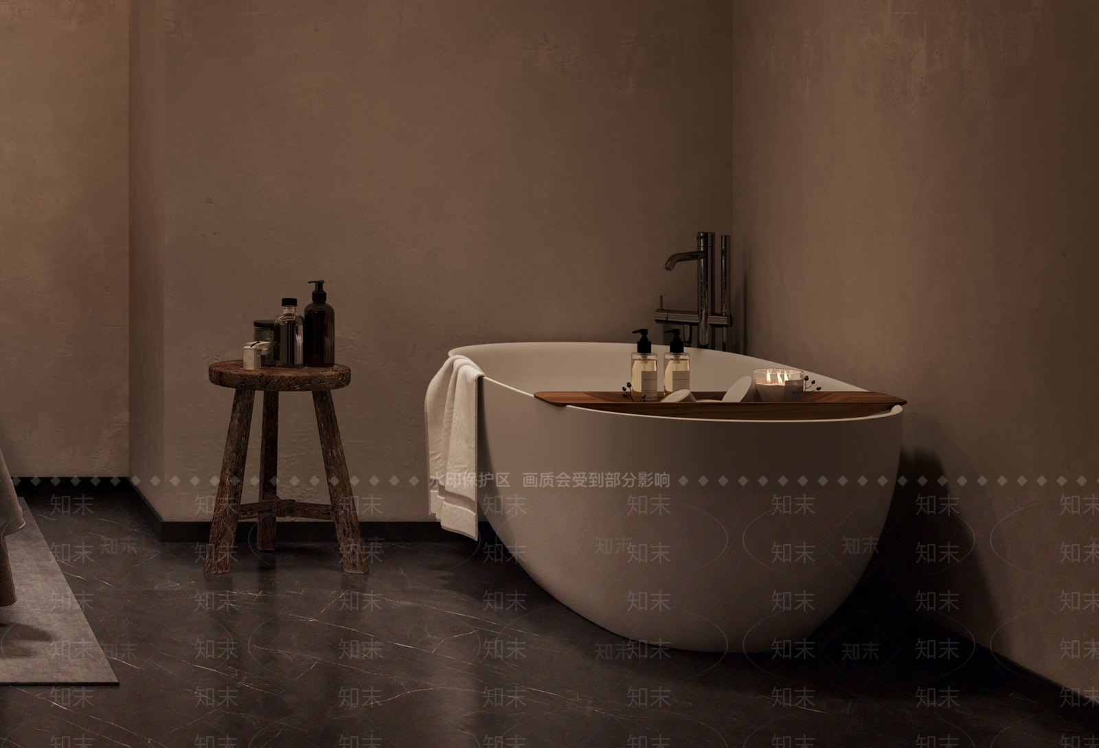侘寂美容店3D模型下载【ID:1122219828】