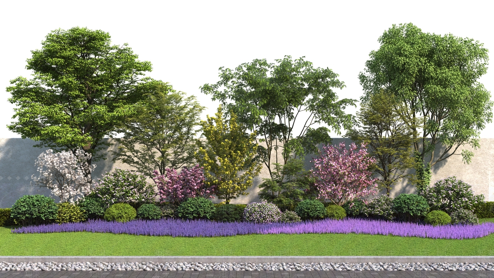花坛3D模型下载【ID:1122320201】