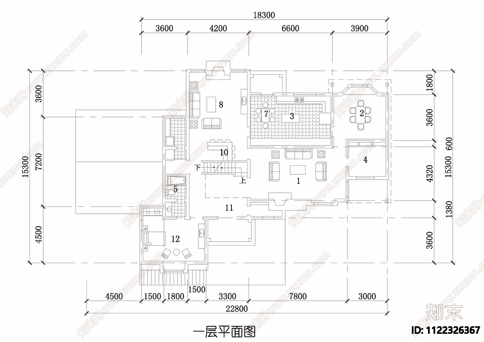 农村自建房图纸欧式别墅施工图下载【ID:1122326367】