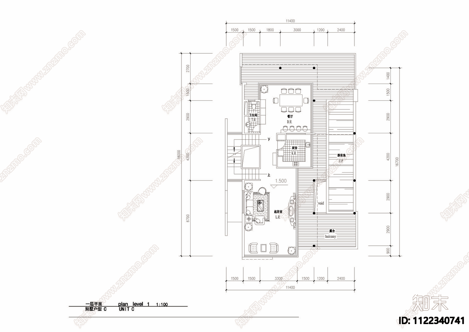 别墅房屋建筑施工图下载【ID:1122340741】