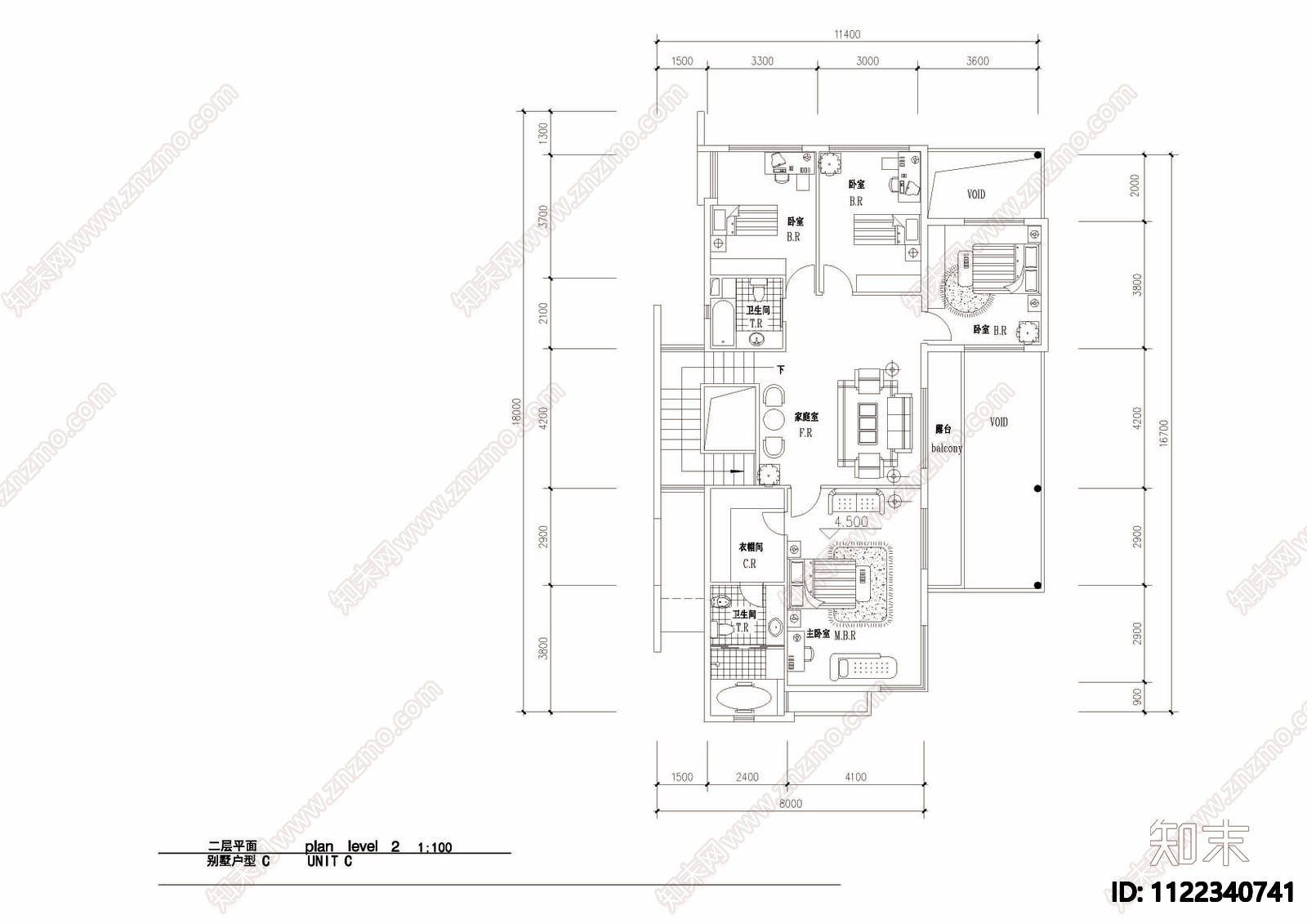 别墅房屋建筑施工图下载【ID:1122340741】