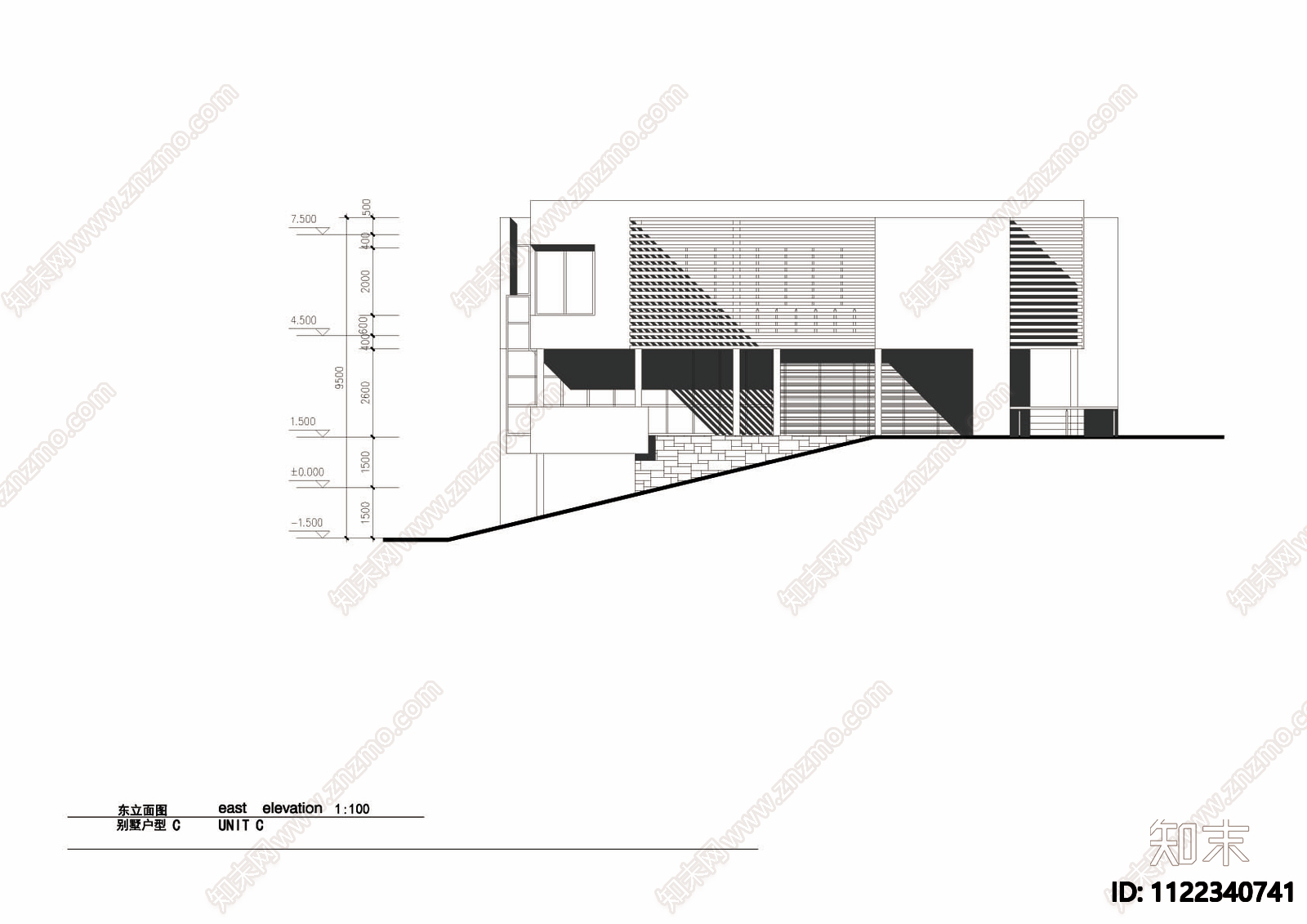 别墅房屋建筑施工图下载【ID:1122340741】