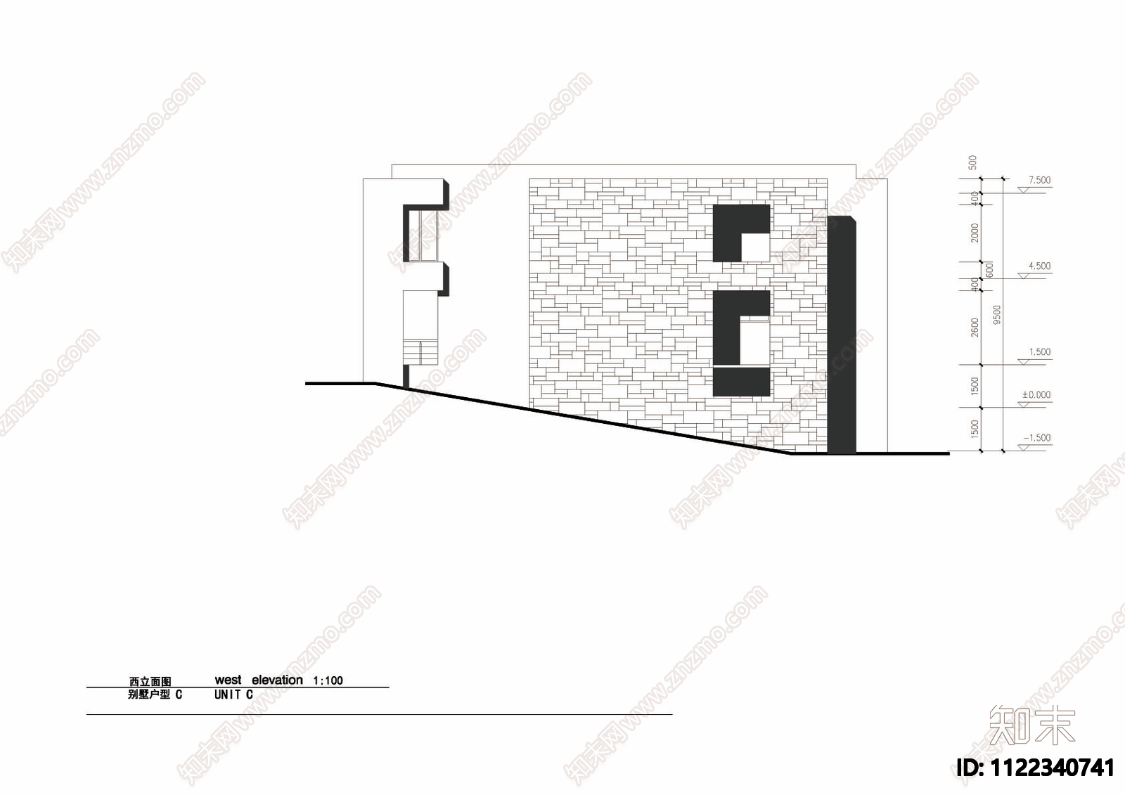 别墅房屋建筑施工图下载【ID:1122340741】