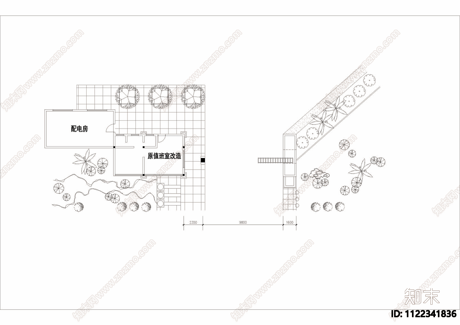 xx省级招待所方案图cad施工图下载【ID:1122341836】