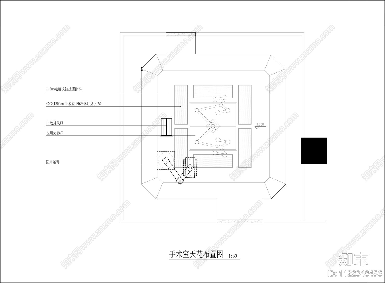 手术室cad施工图下载【ID:1122348456】