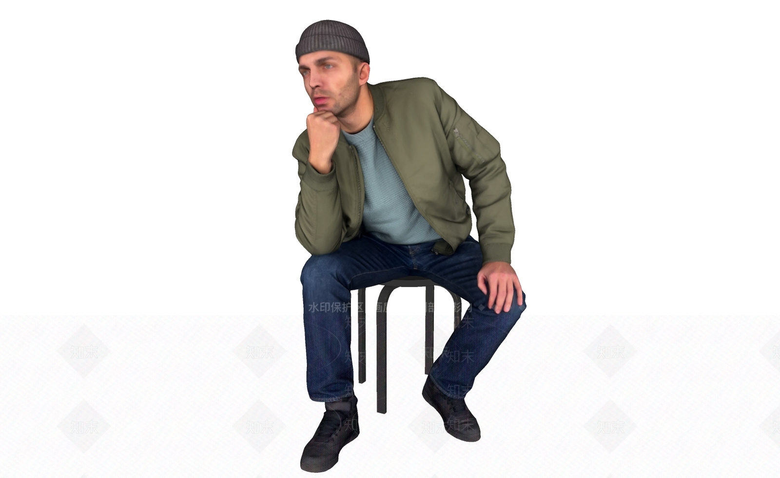 男人SU模型下载【ID:1122402842】