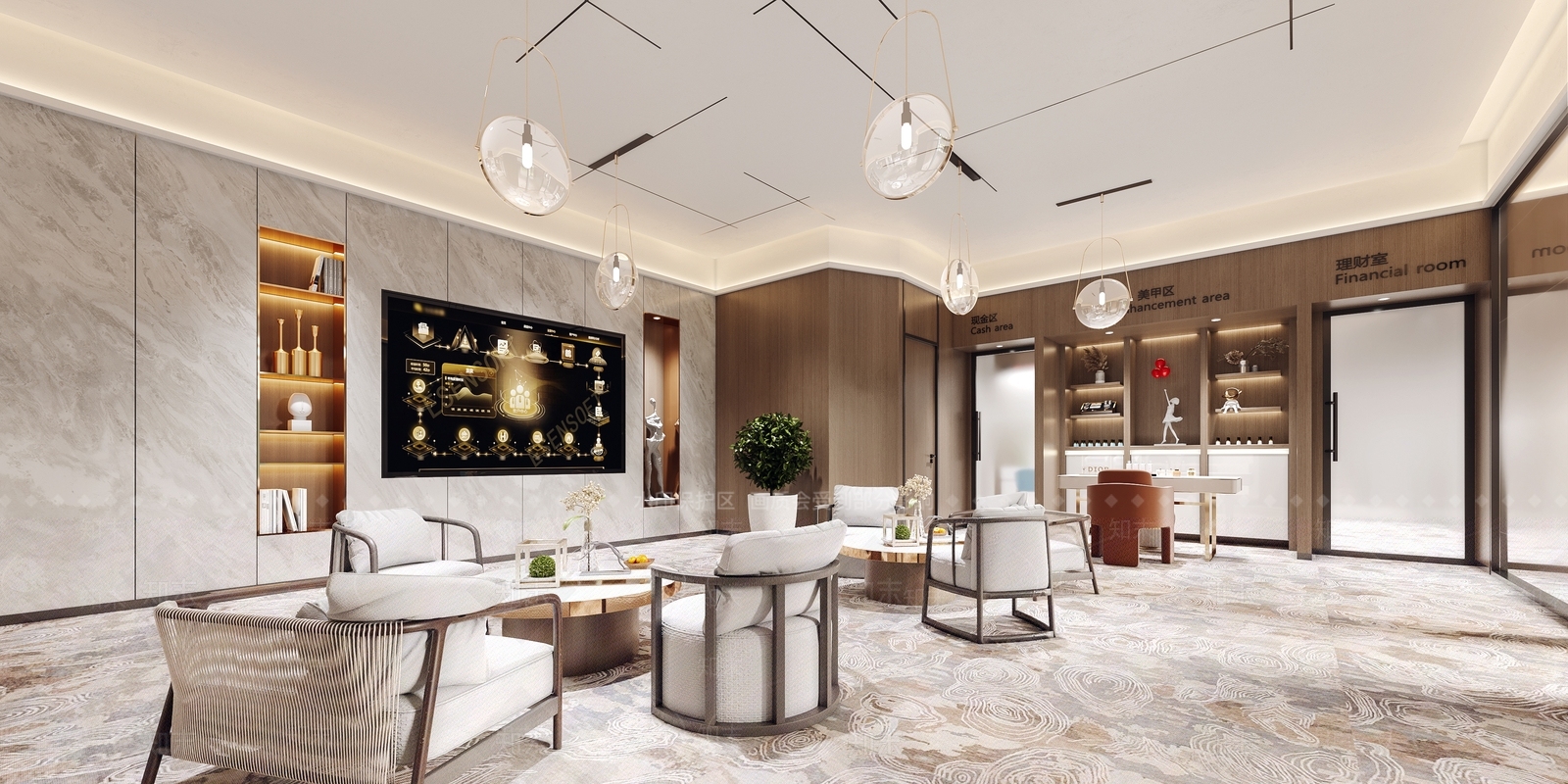 现代银行3D模型下载【ID:1122403482】